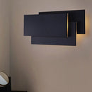 GobekUsa Modern LED Wall Lamp - Aluminum Rectangle Wall Light with Warm/White Lighting - Black/White