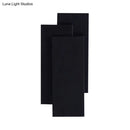 GobekUsa Modern LED Wall Lamp - Aluminum Rectangle Wall Light with Warm/White Lighting - Black/White