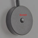 Modern black & white led wall lamp bedroom sconce with switch by Decorbites