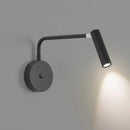 Modern black & white led wall lamp bedroom sconce with switch by Decorbites