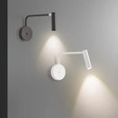 Modern black & white led wall lamp bedroom sconce with switch by Decorbites
