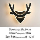 GobekUsa LED Wall Lamps: Modern Spin Design for Bedroom, Hall, Living Room - 90-260V