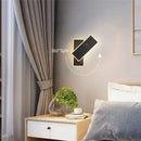 GobekUsa LED Wall Lamps: Modern Spin Design for Bedroom, Hall, Living Room - 90-260V