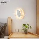 GobekUsa LED Wall Lamps: Modern Spin Design for Bedroom, Hall, Living Room - 90-260V