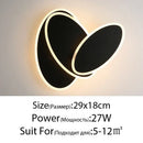 GobekUsa LED Wall Lamps: Modern Spin Design for Bedroom, Hall, Living Room - 90-260V