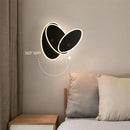 GobekUsa LED Wall Lamps: Modern Spin Design for Bedroom, Hall, Living Room - 90-260V