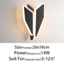 GobekUsa LED Wall Lamps: Modern Spin Design for Bedroom, Hall, Living Room - 90-260V