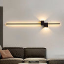 GobekUsa LED Wall Lights: Modern Black White Aluminium Sconce Lamp for Living Room Bedroom
