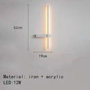 GobekUsa LED Wall Lights: Modern Black White Aluminium Sconce Lamp for Living Room Bedroom