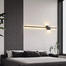 GobekUsa LED Wall Lights: Modern Black White Aluminium Sconce Lamp for Living Room Bedroom