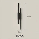 GobekUsa Black 12W LED Wall Sconce Lamp for Bedroom & Living Room