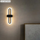 GobekUsa Modern LED Wall Sconce Light Fixture - Acrylic, Black