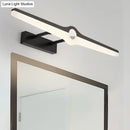 GobekUsa Stylish LED Wall Mount Light with Aluminum and Acrylic Design - Black/White (16"/29" Dia)
