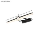 GobekUsa Stylish LED Wall Mount Light with Aluminum and Acrylic Design - Black/White (16"/29" Dia)
