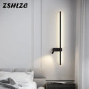 GobekUsa LED Wall Spot Light Black White Sconce for Living Bedroom Stairway