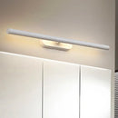 GobekUsa Modern LED Wall-Mounted Vanity Light in White/Black with Adjustable Width and Multiple Light Options