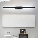 GobekUsa Modern LED Wall-Mounted Vanity Light in White/Black with Adjustable Width and Multiple Light Options