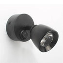 Modern black & white led wash reading wall lamp bedroom motion sensor by Decorbites