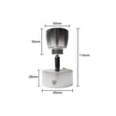 Modern black & white led wash reading wall lamp bedroom motion sensor by Decorbites