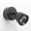 Modern black & white led wash reading wall lamp bedroom motion sensor by Decorbites