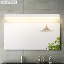 GobekUsa Contemporary LED Vanity Wall Sconce in White/Black Acrylic - 16"/19.5"/23.5" Wide