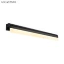 GobekUsa Contemporary LED Vanity Wall Sconce in White/Black Acrylic - 16"/19.5"/23.5" Wide