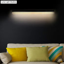 GobekUsa Contemporary LED Vanity Wall Sconce in White/Black Acrylic - 16"/19.5"/23.5" Wide