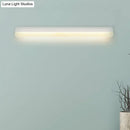 GobekUsa Contemporary LED Vanity Wall Sconce in White/Black Acrylic - 16"/19.5"/23.5" Wide