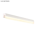 GobekUsa Contemporary LED Vanity Wall Sconce in White/Black Acrylic - 16"/19.5"/23.5" Wide