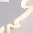 GobekUsa Modern Maple Leaf Acrylic LED Wall Sconce Light in Warm/White