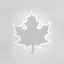 GobekUsa Modern Maple Leaf Acrylic LED Wall Sconce Light in Warm/White