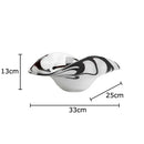 GobekUsa Glass Fruit Plate Set - Elegant Tableware for Home, Hotel, and Restaurant Use