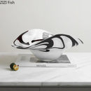 GobekUsa Glass Fruit Plate Set - Elegant Tableware for Home, Hotel, and Restaurant Use