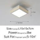 GobekUsa Black White LED Ceiling Lights Modern Minimalist Bedroom Study Lighting Fixtures