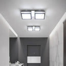 GobekUsa Black White LED Ceiling Lights Modern Minimalist Bedroom Study Lighting Fixtures