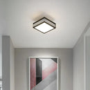 GobekUsa Black White LED Ceiling Lights Modern Minimalist Bedroom Study Lighting Fixtures