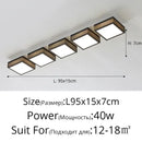 GobekUsa Black White LED Ceiling Lights Modern Minimalist Bedroom Study Lighting Fixtures