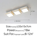 GobekUsa Black White LED Ceiling Lights Modern Minimalist Bedroom Study Lighting Fixtures