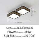 GobekUsa Black White LED Ceiling Lights Modern Minimalist Bedroom Study Lighting Fixtures