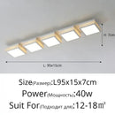 GobekUsa Black White LED Ceiling Lights Modern Minimalist Bedroom Study Lighting Fixtures