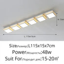 GobekUsa Black White LED Ceiling Lights Modern Minimalist Bedroom Study Lighting Fixtures