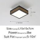 GobekUsa Black White LED Ceiling Lights Modern Minimalist Bedroom Study Lighting Fixtures