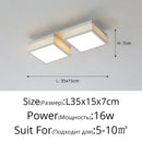 GobekUsa Black White LED Ceiling Lights Modern Minimalist Bedroom Study Lighting Fixtures