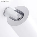 GobekUsa Sleek Metallic LED Tube Wall Sconce with Round Backplate for Living Room - Black/White, Warm/White Light