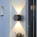 GobekUsa Nordic Aluminum LED Wall Lamp - Mini Cube Wall Washer Sconce for Living Room (2/4-Head) in Black/White