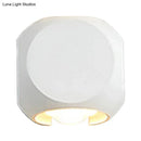GobekUsa Nordic Aluminum LED Wall Lamp - Mini Cube Wall Washer Sconce for Living Room (2/4-Head) in Black/White