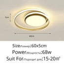 GobekUsa LED Ceiling Light for Living Bedroom Study Room, Modern Surface Mounted Lamp