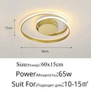 GobekUsa LED Ceiling Light for Living Bedroom Study Room, Modern Surface Mounted Lamp