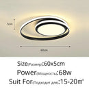 GobekUsa LED Ceiling Light for Living Bedroom Study Room, Modern Surface Mounted Lamp