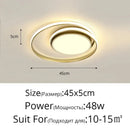 GobekUsa LED Ceiling Light for Living Bedroom Study Room, Modern Surface Mounted Lamp